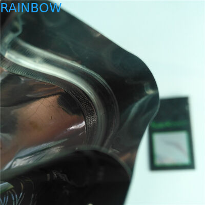 Taschen-Kush Medical Cannabis Packaging Bags der Unkraut-1g druckender schwarzer UVbeutel mit klarem Fenster und Reißverschluss