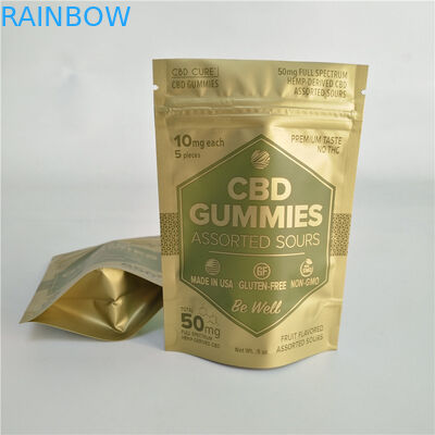 Beutel VMPET 5oz 50mg Cbd Gummies stehen oben Beutel mit Reißverschluss
