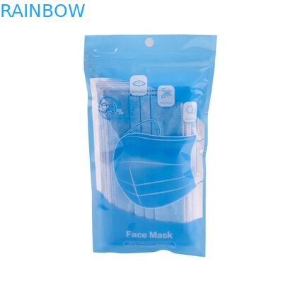 China-Lieferant fertigen den Druck der wiederversiegelbaren Verpackenplastiktasche N95/KF94 mit Reißverschluss für Maske kundenspezifisch an