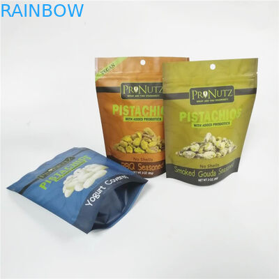 Aluminiumfolievakuumzipverschluss-Plastik-Verpacken steht oben die Beutelnahrungsmittelnüsse, die Plastiktasche verpacken