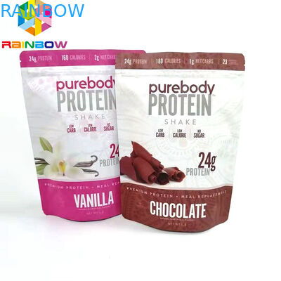 Wiederverwendbar stehen Sie oben Beutel mit reißverschlussbeutelflachdrucktaschen Nahrungsmittelspeichers des mit Reißverschluss Verpacken