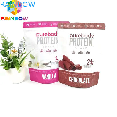 Wiederverwendbar stehen Sie oben Beutel mit reißverschlussbeutelflachdrucktaschen Nahrungsmittelspeichers des mit Reißverschluss Verpacken