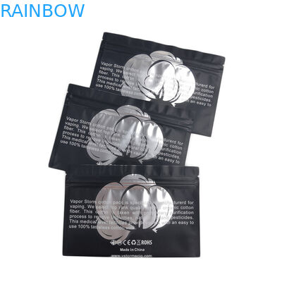 CBD Cat Food Dog Food Packaging sackt silberne Aluminiumfolie-Tasche mit kindersicherem Reißverschluss ein