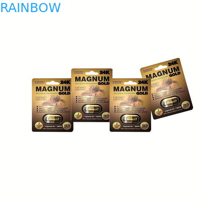 Fertigen Sie Blasen-Karten-Verpackung für das männliche Verbesserungs-Pillen- oder Nashorn-Pillenplastikblasenverpacken kundenspezifisch an