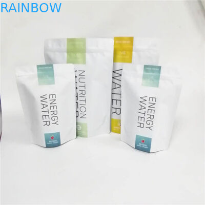 stehen verpackende Aluminiumfolienüsse des kundenspezifischen Mischnüsse Milchshake-Proteinpulvers herauf Taschen