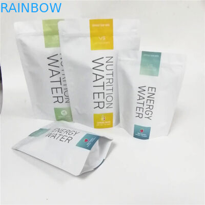 stehen verpackende Aluminiumfolienüsse des kundenspezifischen Mischnüsse Milchshake-Proteinpulvers herauf Taschen