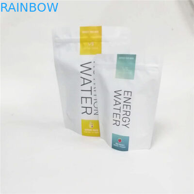 stehen verpackende Aluminiumfolienüsse des kundenspezifischen Mischnüsse Milchshake-Proteinpulvers herauf Taschen