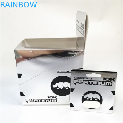 Heißer Verkaufs-männliche Kapsel-Verbesserungs-Pillen, die den Karten-Kasten druckt rosa Pussycat-Papier-Karten-Förderung verpacken