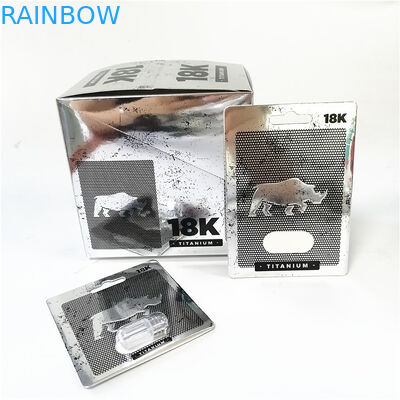 Zeigen Sie kundenspezifische Druckpapierkartenriss-Kerbenlinie Kästen rosa Pussycat-Kartenkasten mit der Blase an