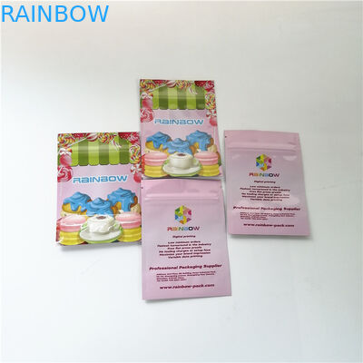 Aluminiumfoliestand der Blume 3.5oz herauf plastik-Nachtisch Matcha-Pulvers der Reißverschlusstasche digitalen Druckverpackentaschenbeutel