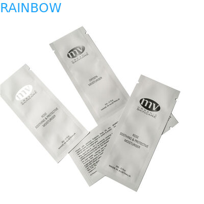 Weißes Druck-skincare kosmetisches Verpackentaschenlogo fertigte flüssige Feuchtigkeitscremekissen besonders an