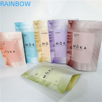 Stehen Sie oben des Folienbeutels des gemahlenen Kaffees Kaffeebohnetaschen Verpackenmit Ventil