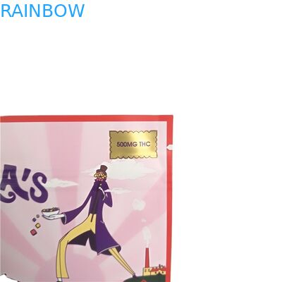 DICHTUNGS-Beutel Shenzhen-Lieferanten-Mini Sachets For Gold Printings Preroll Seitenzigaretten-3 mit Reißverschluss-Taschen