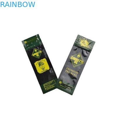 DICHTUNGS-Beutel Shenzhen-Lieferanten-Mini Sachets For Gold Printings Preroll Seitenzigaretten-3 mit Reißverschluss-Taschen