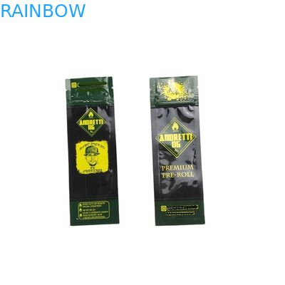 DICHTUNGS-Beutel Shenzhen-Lieferanten-Mini Sachets For Gold Printings Preroll Seitenzigaretten-3 mit Reißverschluss-Taschen