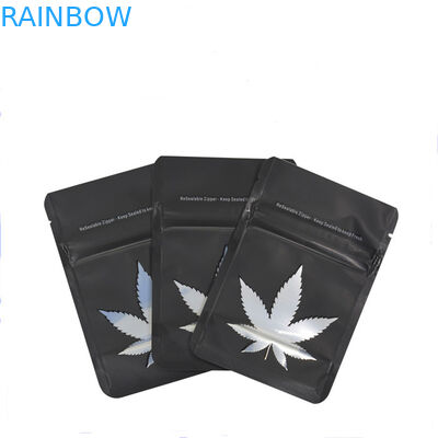 Kundenspezifische druckende Aluminiumfolie-Kinderbeständige Süßigkeit, die Plastik-Taschen-Matt Smell Proof Childproof Ziplock-Beutel verpackt