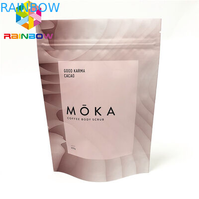 Nahrungsmittelspeicher stehen oben Taschen für verpackende Nahrungsmittelmatte materielle kundengebundene Verpackentasche