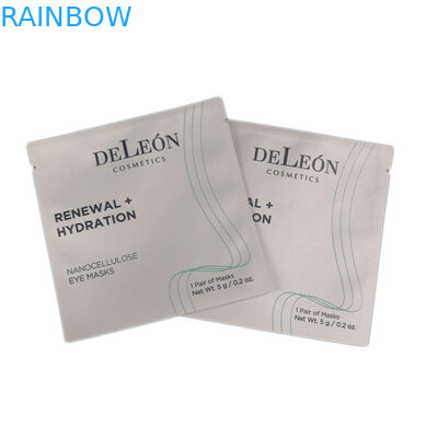 Weiße Säckchen-kundenspezifischer Druckentwurf lamellierte Folien-kosmetischen Verpackenbeutel