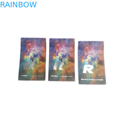 Beweis-fertigte kleine Plastik-Tasche 50mg 70mg 125mg Kindersplitter-Taschen Geruch-Beweis-Matte Candy Ziplock Plastic Foods Gummies besonders an