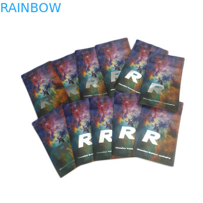 Beweis-fertigte kleine Plastik-Tasche 50mg 70mg 125mg Kindersplitter-Taschen Geruch-Beweis-Matte Candy Ziplock Plastic Foods Gummies besonders an