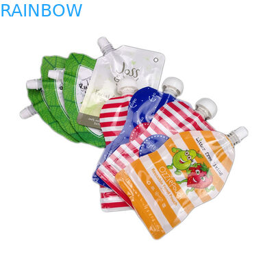 Reusuable-Nahrungsmittelgrad-Hersteller Spout Pouch Packaging stehen oben mit Düse
