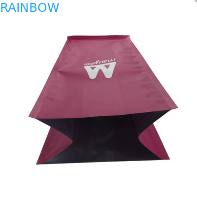 Kundenspezifisches hohes Quanlity-Rosa wasserdichte Digital, die Plastikzipverschluss-Taschen-Beutel-Stand herauf flache Unterseite für Nuss-Kaffee druckt