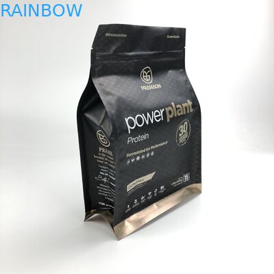 Protein-Pulver-Verpackentaschen der flachen Unterseiten-500g 1kg VMPET CMYK