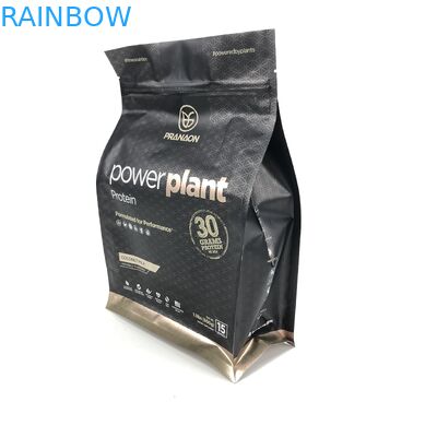 Protein-Pulver-Verpackentaschen der flachen Unterseiten-500g 1kg VMPET CMYK
