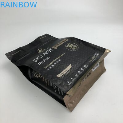 Protein-Pulver-Verpackentaschen der flachen Unterseiten-500g 1kg VMPET CMYK