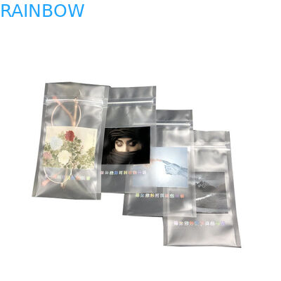 Die versiegelte Seite zwei falten untere Beutel-kundenspezifische Großhandelsdekorations-Verpackentaschen-recyclebare klare Plastiktasche zusammen