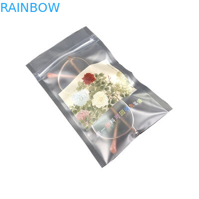 Die versiegelte Seite zwei falten untere Beutel-kundenspezifische Großhandelsdekorations-Verpackentaschen-recyclebare klare Plastiktasche zusammen