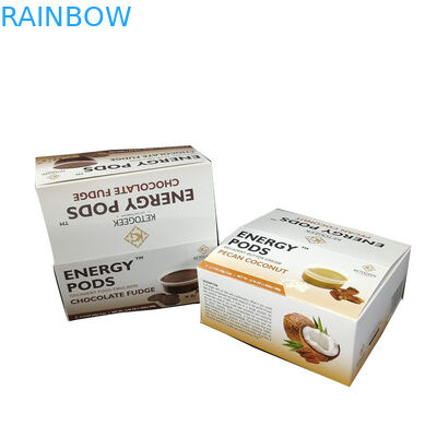 Freundliches Eco bereiten Nahrung auf, kundenspezifischen Druckpappprotein-Stangen-getrockneten Kokosnuss-Gegenschaukarton zu ordnen