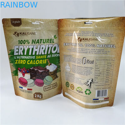 Kundengebundenes Beutelpulver des Stands oben, das Moringa-Teebeutel verpackt