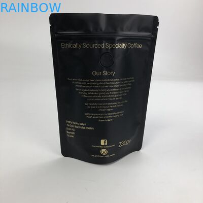 Kundenspezifisches Druck-Matt Black Aluminum Foil 250g 1kg mit Beutel mit Reißverschluss stehen oben Kaffee Bean Bag Packaging