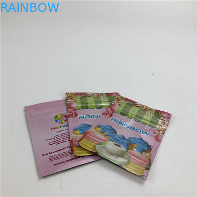 Soem Digital, die Verpackentasche mit Siegelreißverschluss-Beuteln des lamellierter Plastikdrei Seite druckt  Schlauchbeutel für Plätzchen /Candy