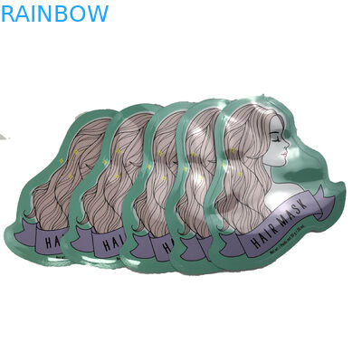 Unregelmäßige Form-Beutel-flache Verpackentasche für Süßigkeits-Haar-Maske Digital, die Plastiktasche druckt