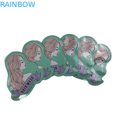 Unregelmäßige Form-Beutel-flache Verpackentasche für Süßigkeits-Haar-Maske Digital, die Plastiktasche druckt