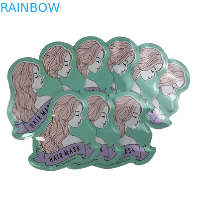 Unregelmäßige Form-Beutel-flache Verpackentasche für Süßigkeits-Haar-Maske Digital, die Plastiktasche druckt