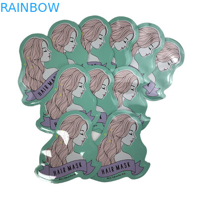 Unregelmäßige Form-Beutel-flache Verpackentasche für Süßigkeits-Haar-Maske Digital, die Plastiktasche druckt