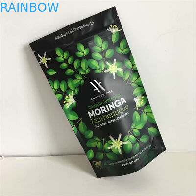 China-Lieferant fertigen den Druck des wiederversiegelbaren Aluminiumfolie-Stands herauf Beutel mit Reißverschluss für das Verpacken der Lebensmittel kundenspezifisch an