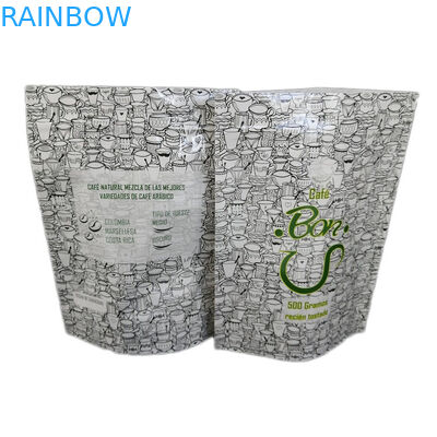 Glatte Endgewohnheit 500g stehen herauf Beutel-Reißverschluss-Tasche für Kaffee/Plätzchen Verpacken