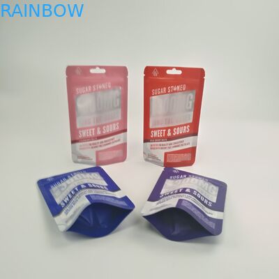 Kundengebundene Beweis-Kissen-Plätzchen Runtz-Dschungel-Jungentaschen 3.5g 7g Kinderstehen herauf Doypack mit doppelten Reißverschlüssen