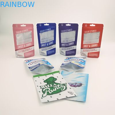 Kundengebundene Beweis-Kissen-Plätzchen Runtz-Dschungel-Jungentaschen 3.5g 7g Kinderstehen herauf Doypack mit doppelten Reißverschlüssen