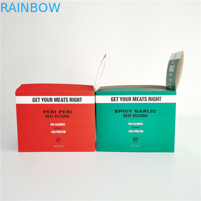 Offsetdruck reißt Papierkasten für Rindfleisch-Biltongue auseinander