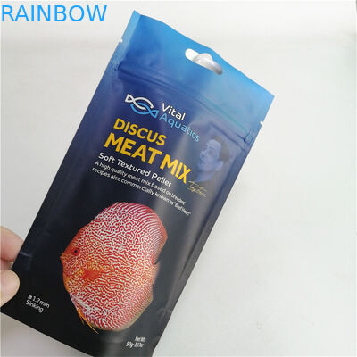 Stehen Sie die oben kundengebundene LOGO Food Packaging Pouch Plastic-Fleischverpackung