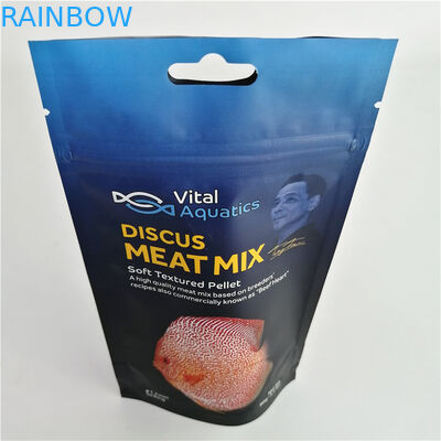 Stehen Sie die oben kundengebundene LOGO Food Packaging Pouch Plastic-Fleischverpackung