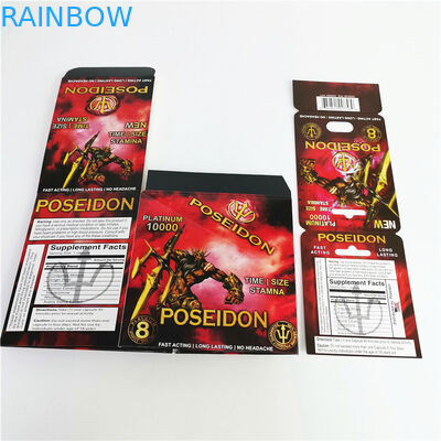 69 männliche Vergrößerer-sexuelle Papierkarte und Verpackenkasten auf Lager mit Kugel