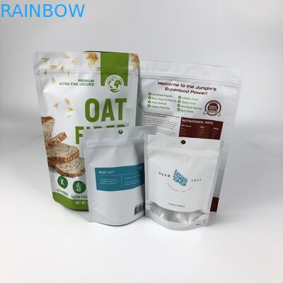 Steht das stoßartige Rindfleischverpacken des Minibeutelplätzchenimbisses der quantität digitalen Druckoben Reißverschlusstasche mit klarem Fenster