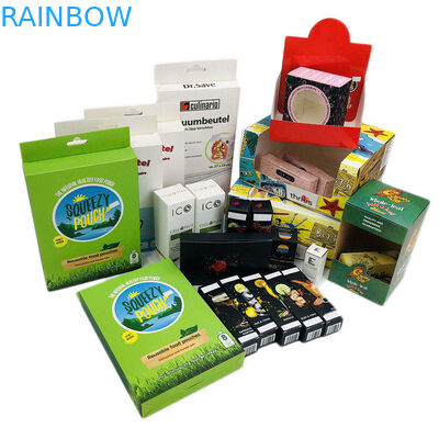 Papierkasten des Pappe250gsm Hanf-CBD, der mit Logo verpackt