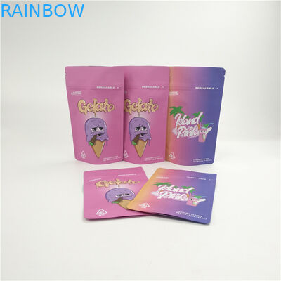 Kundengebundener Geruch der leichten Berührung prüfen 3.5g 7g stehen herauf Taschen für Hanf-Hanf-Plätzchen-Kind beständiges Doypack